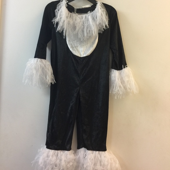 Black kitty toddler girls Jumpsuit - Picture 2 of 5