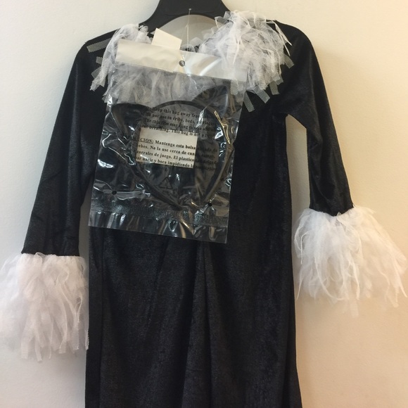 Black kitty toddler girls Jumpsuit - Picture 3 of 5