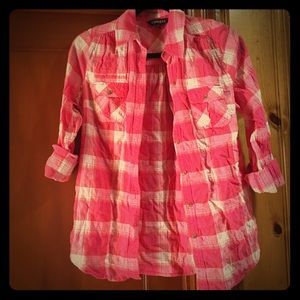 Express size small button up top