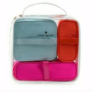 KATE SPADE COSMETIC BAG SETS 3 COMPLETE SETS OF 4