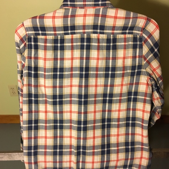 Abercrombie & Fitch Multi/Plaid Regular Flannel M - Picture 2 of 2