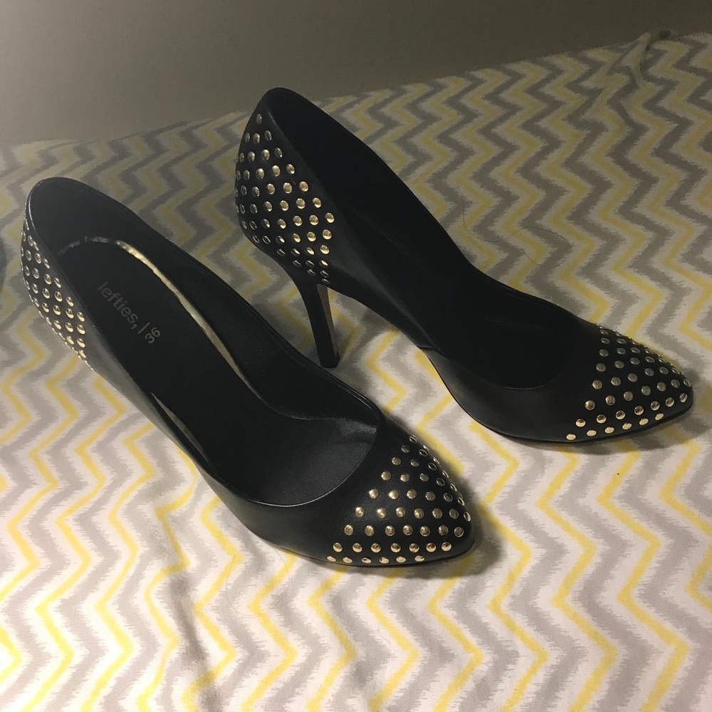Black 3 inch heels size 6