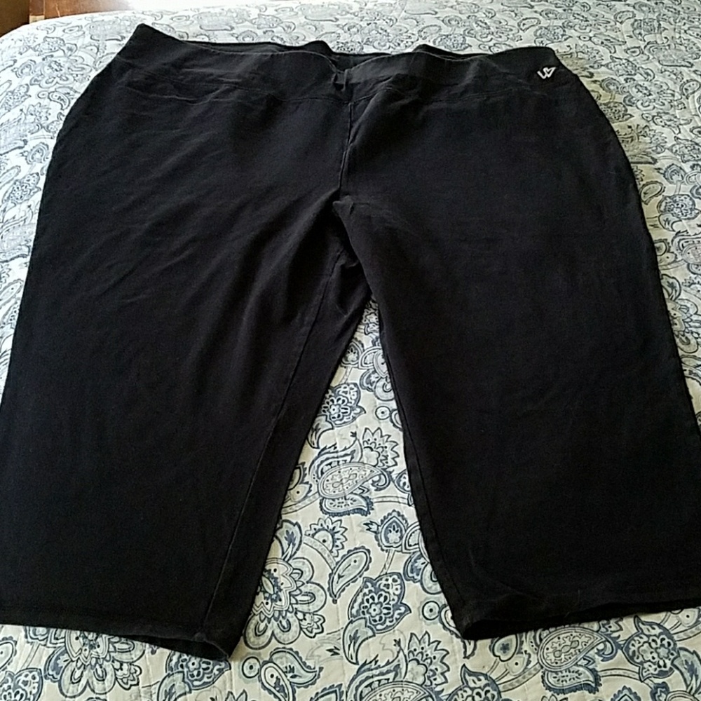 Lane Bryant Black workout Capri 26/28