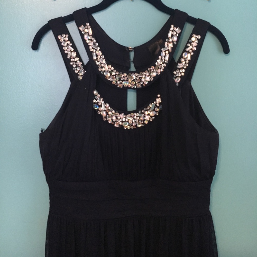 Navy prom dress