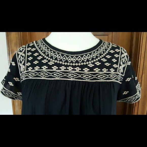 Perfect boho babydoll swing dress EUC - Picture 3 of 6