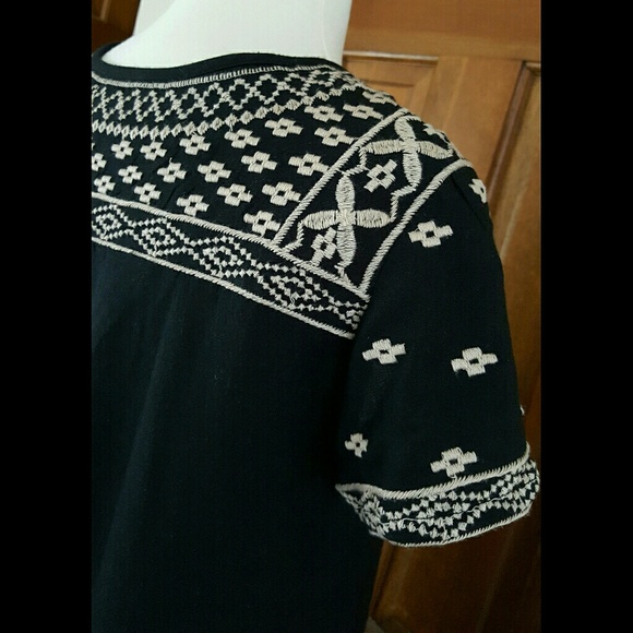 Perfect boho babydoll swing dress EUC - Picture 4 of 6