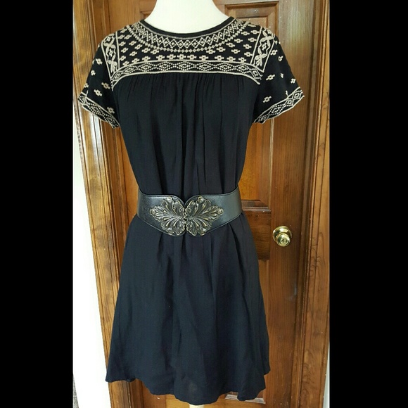 Perfect boho babydoll swing dress EUC - Picture 6 of 6