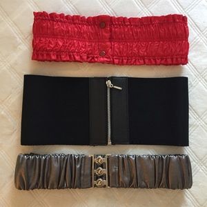 SALE!💥Bundle of 3 EUC Waist Cincher Style Belts