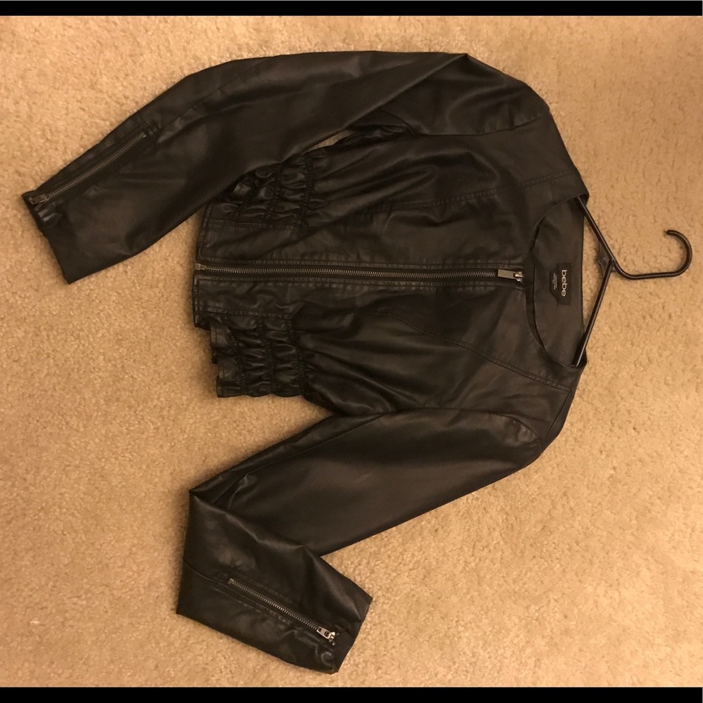 Leather Bebe Jacket Small