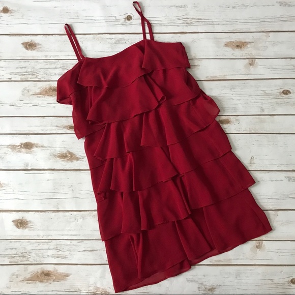 LOFT Dresses & Skirts - Loft Tiered Ruffle Flapper Dress