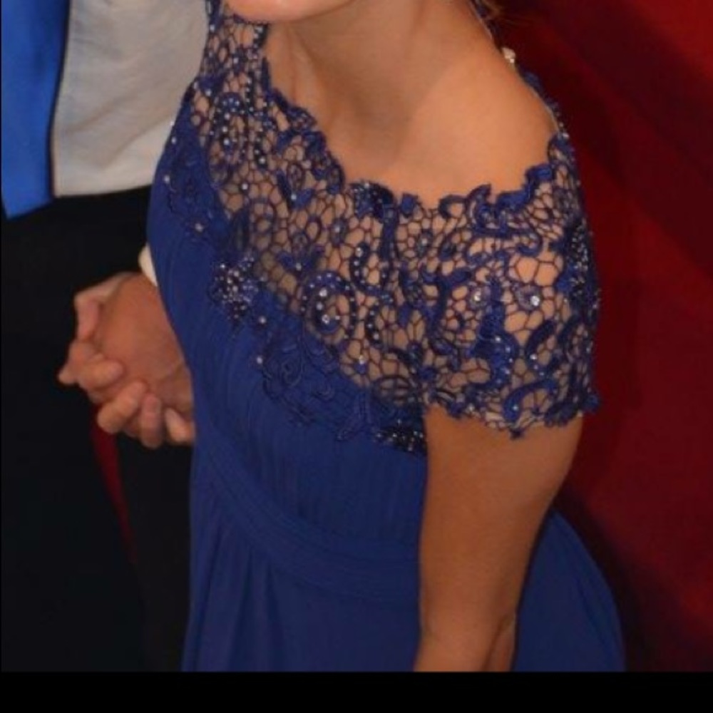 Long Blue Formal Dress