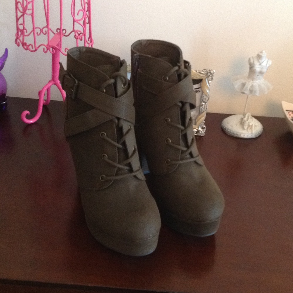 Lace-Up Ankle Booties