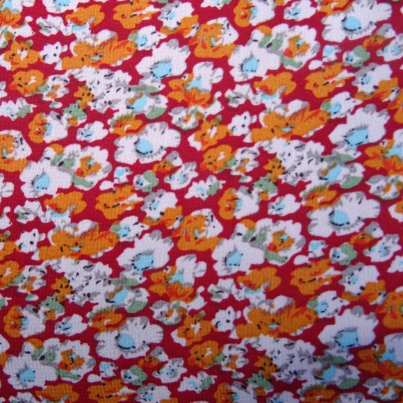 Pink floral dress with bell sleeves - Picture 3 of 3