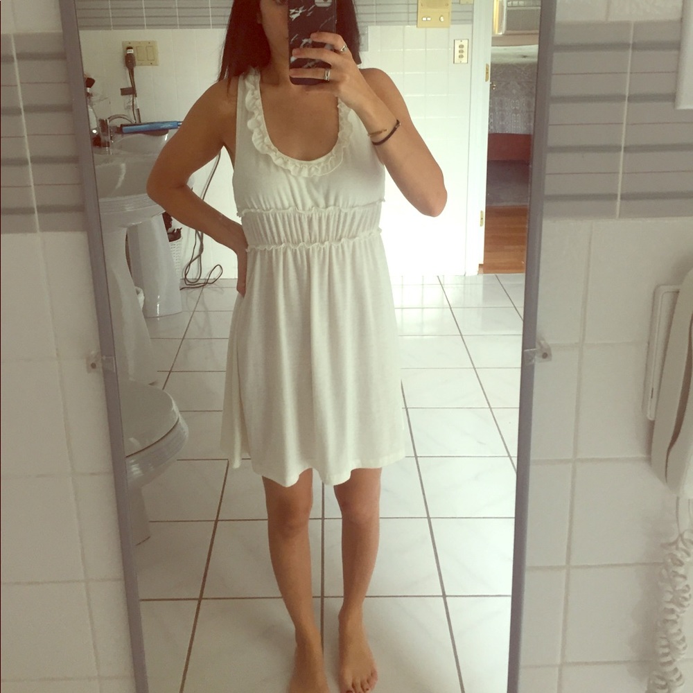 Wet seal white babydoll dress