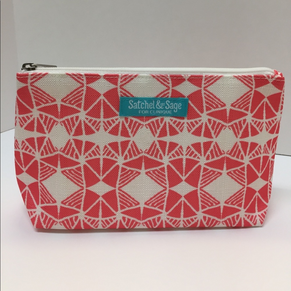 NEW Satchel & Sage for Clinique Cosmetic Bag