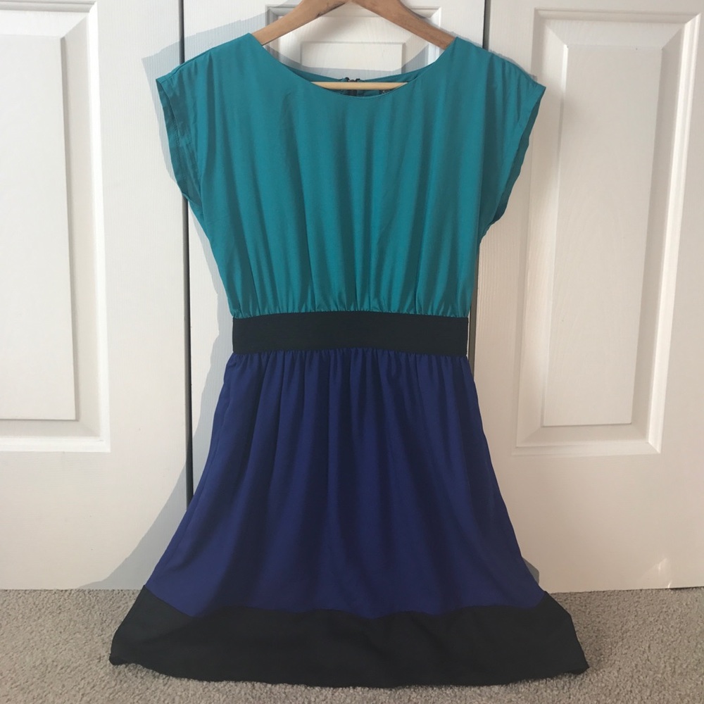 BeBop Teal and Blue Dress