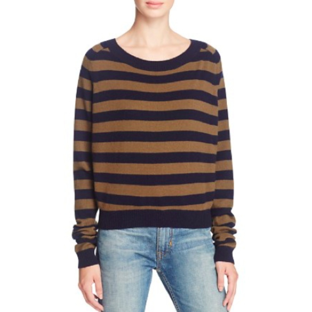 Vince REGIMENTAL STRIPE SWEATER