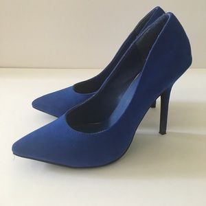 Cobalt blue heels