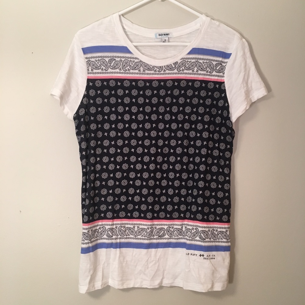 Nautical navy tee