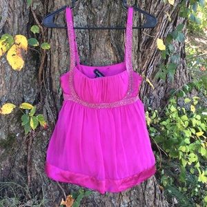 Bebe silk top xxs xs Bebe silk top xxs xs