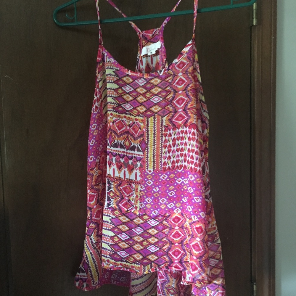 Cute printed tank top