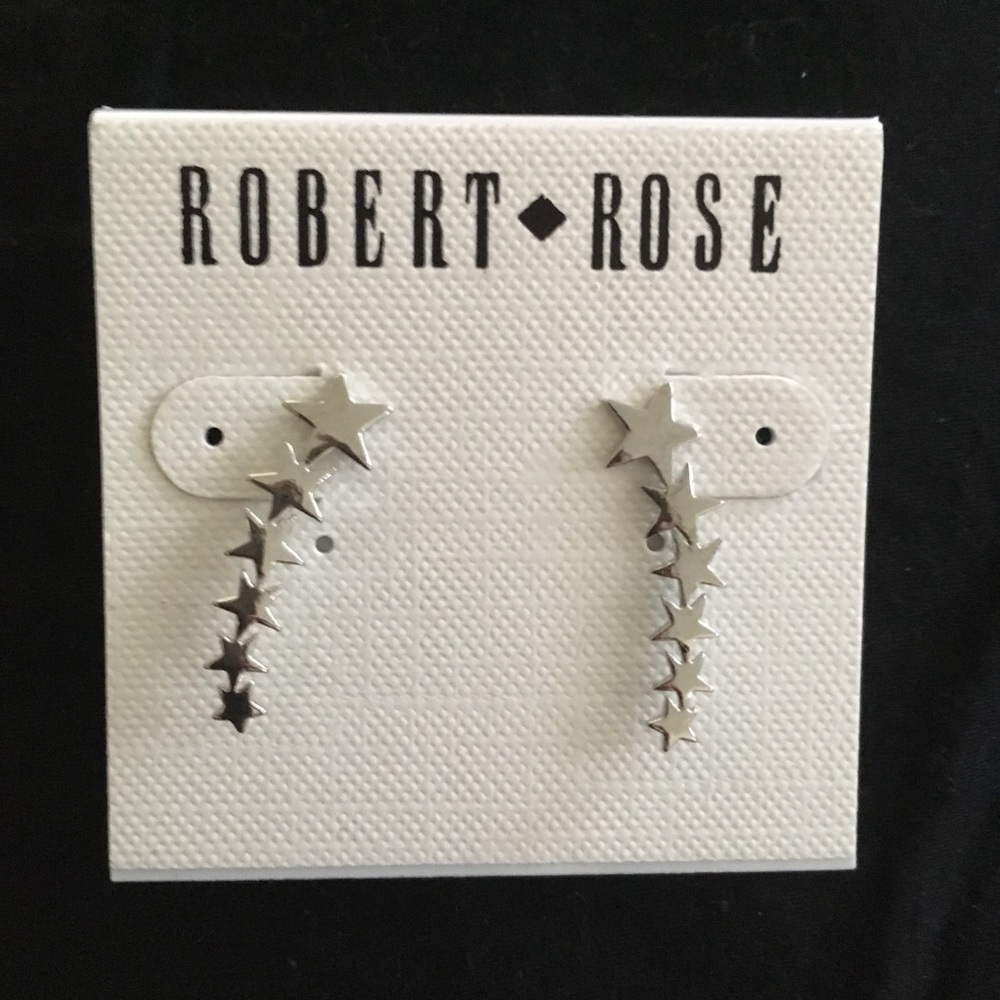 Silver Star Ear Crawlers by Robert Rose