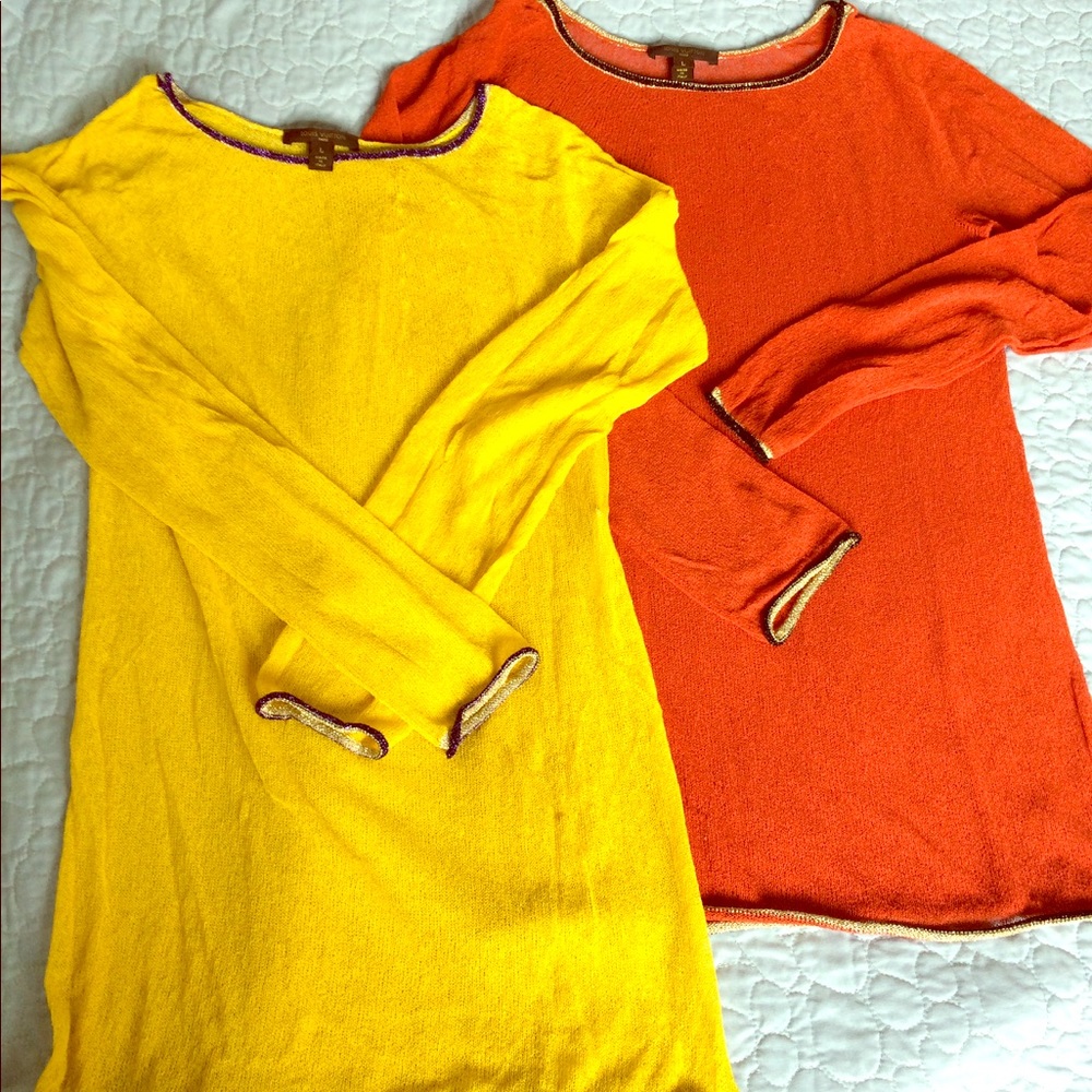 Louis Vuitton sheer knit tops
