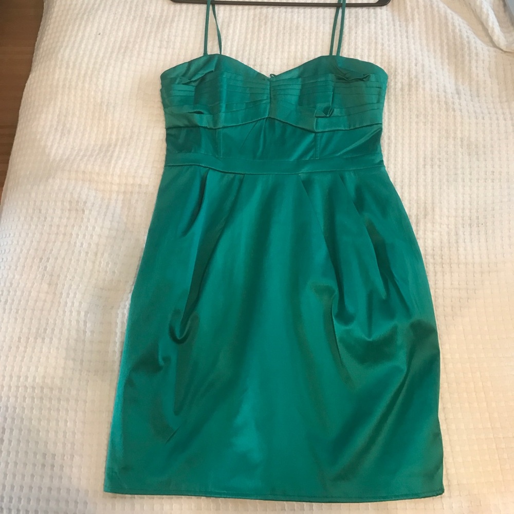 Teal-green dress
