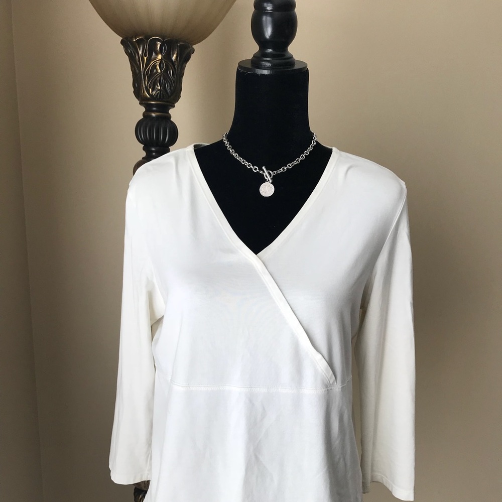 J. Jill Supersoft Crossover Tee