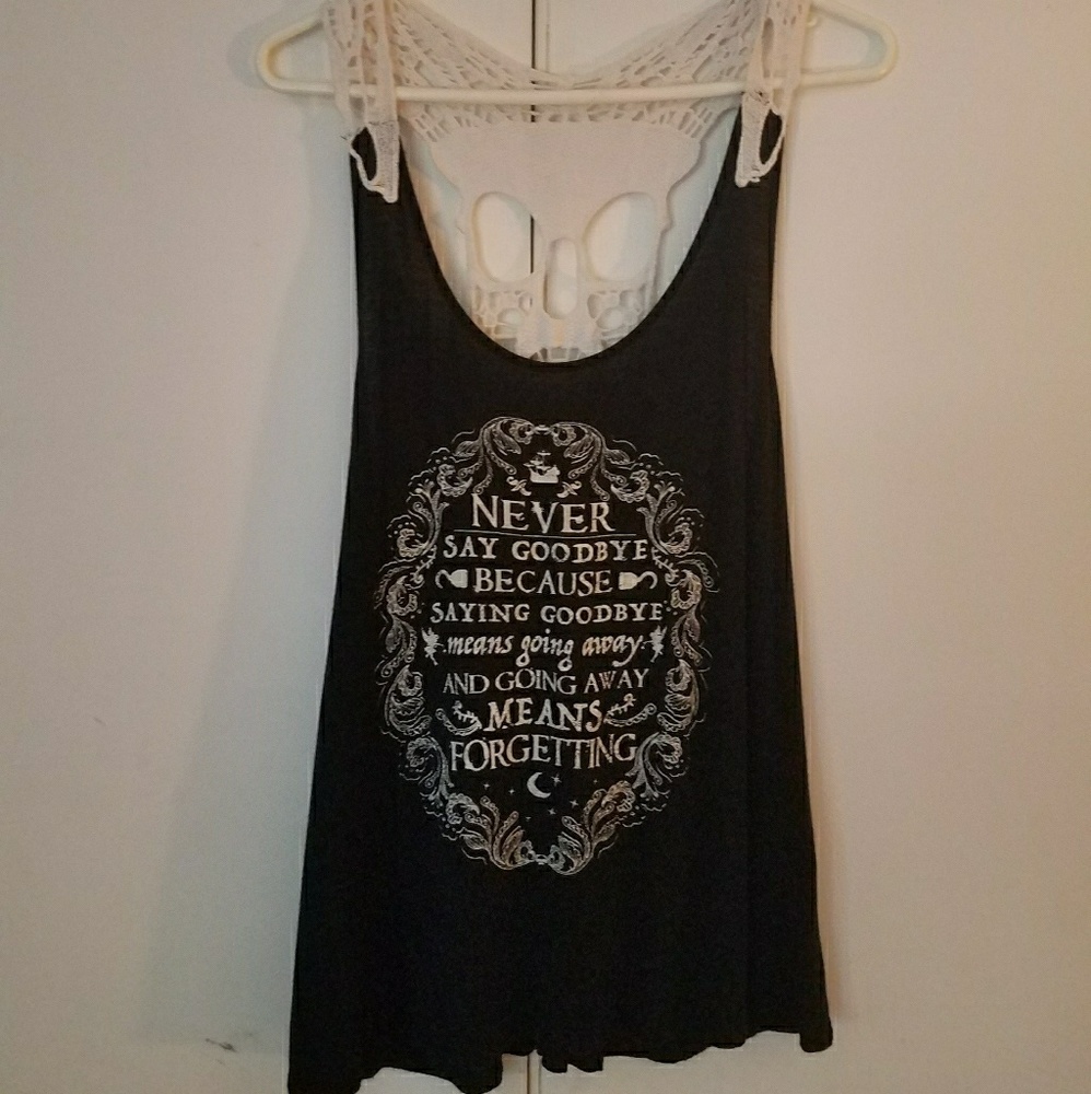 Disney Peter pan skull shirt.