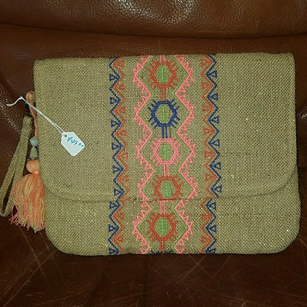 New: Ranee's Boho Chic Hand Bag with Tassel