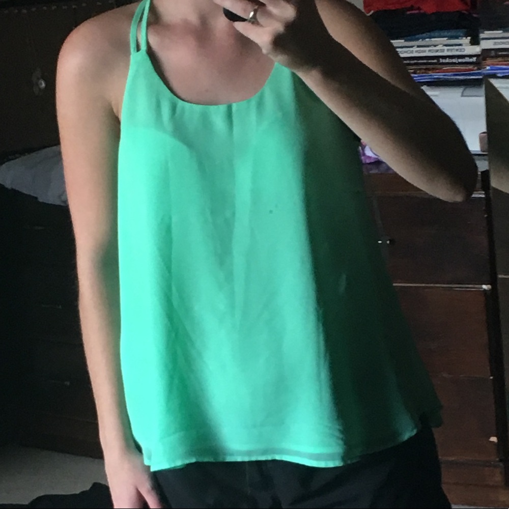 Mint green tank top from Marshalls