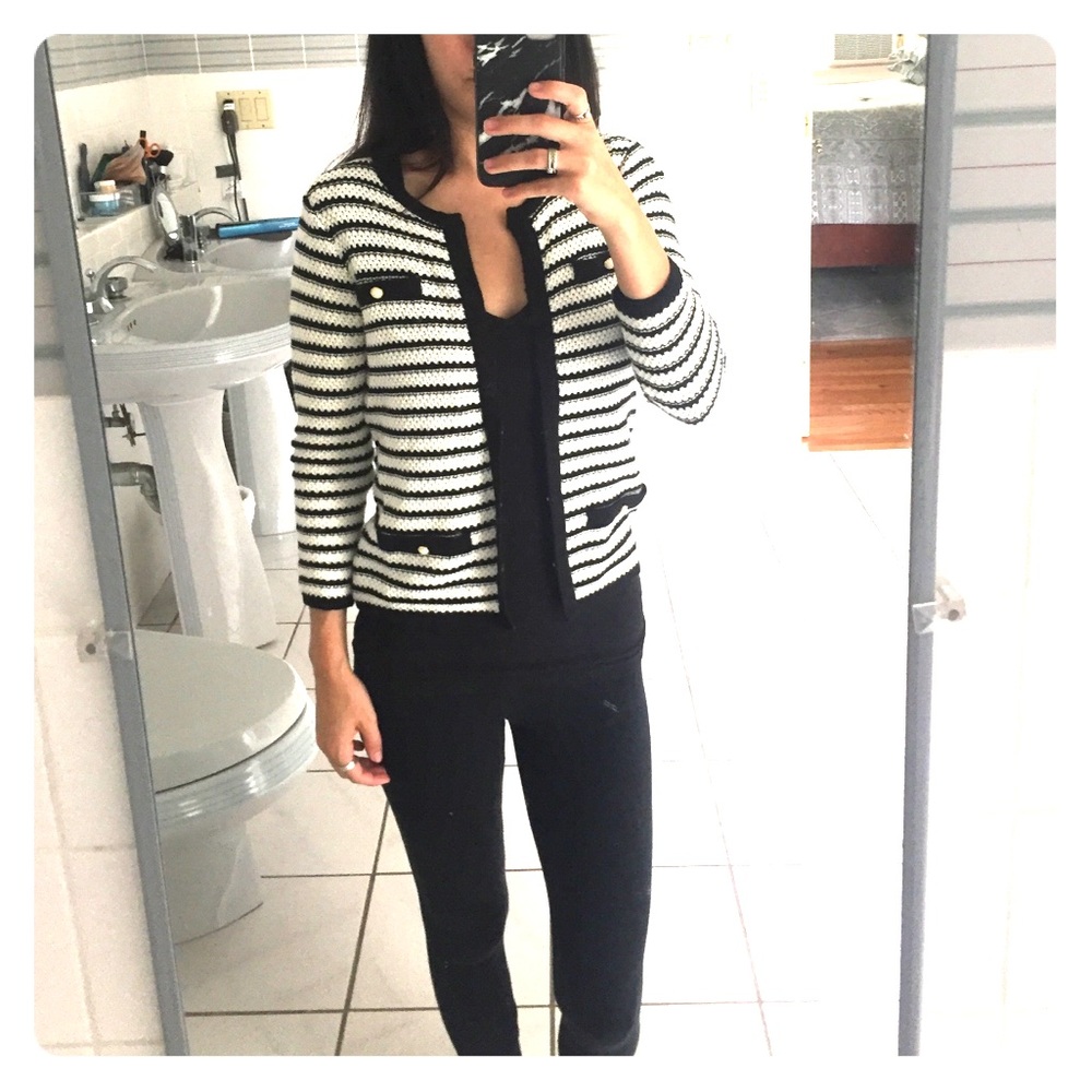 Forever 21 striped business sweater