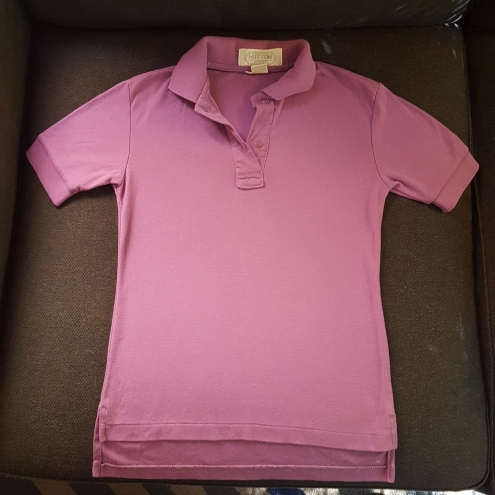 Vintage purple polo shirt, size S