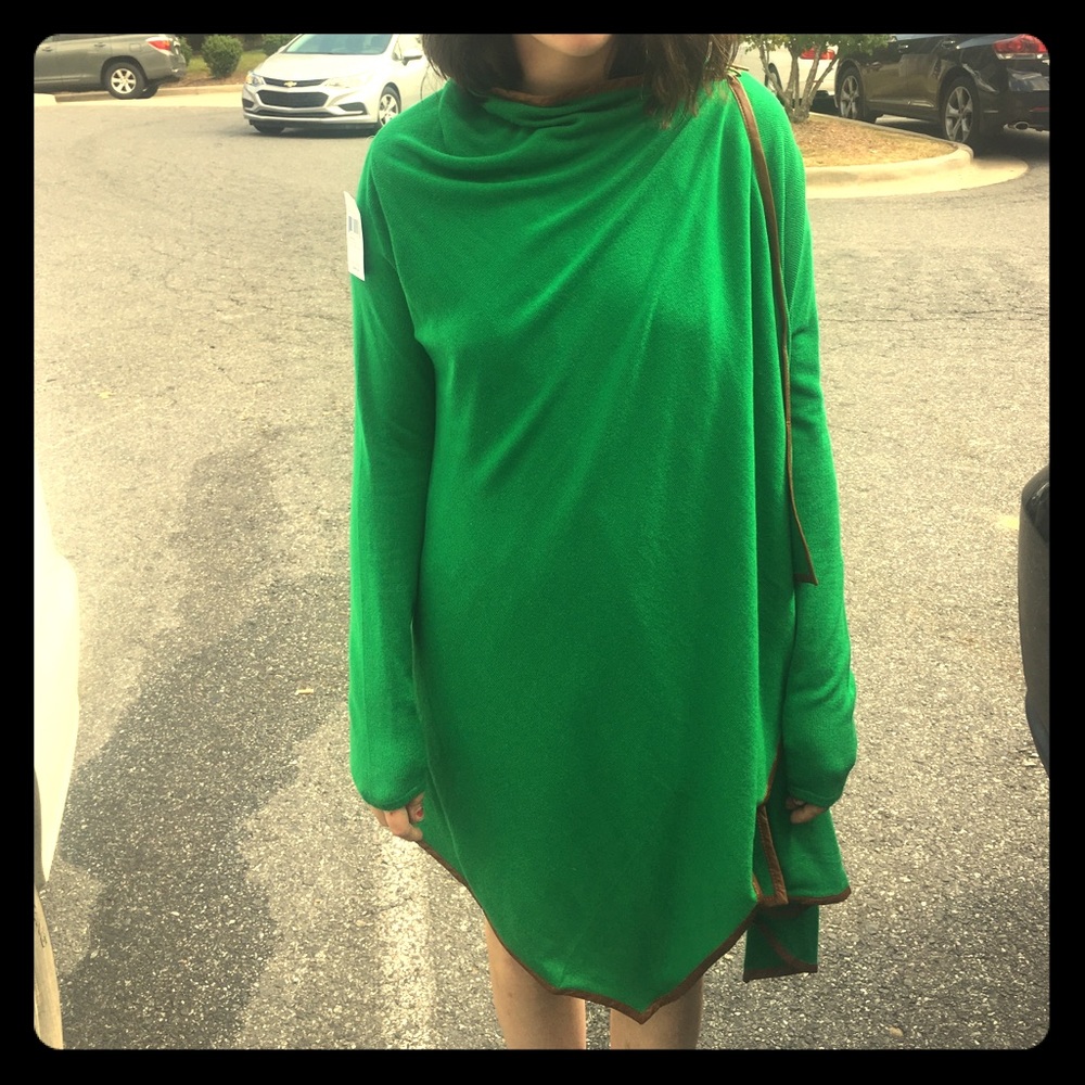 Green Cashmere Ralph Lauren Sweater Dress