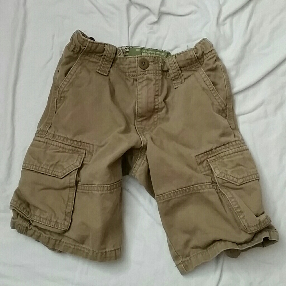 Boys khaki shorts