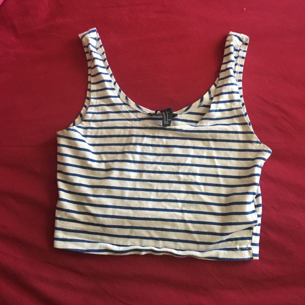 Striped Crop Top