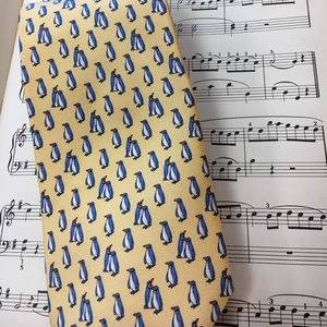 Brooks Brothers silk tie penguins