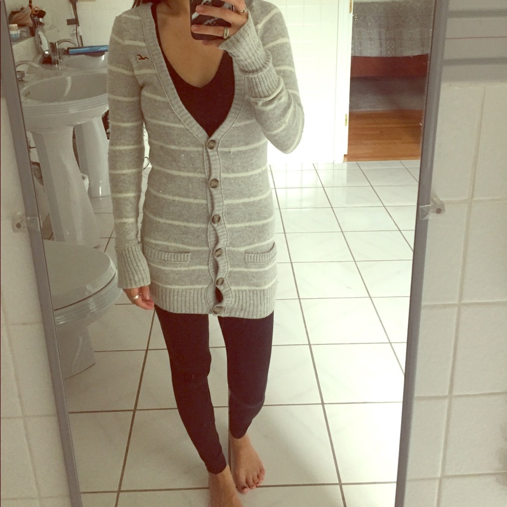 Hollister striped sweater