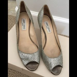 Gorgeous Jimmy Choo Isabel Peep Toe
