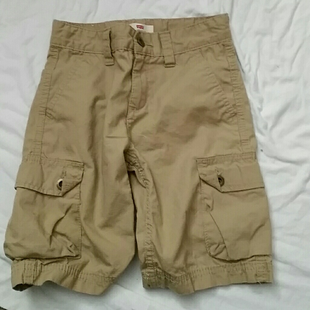 Boys khaki shorts