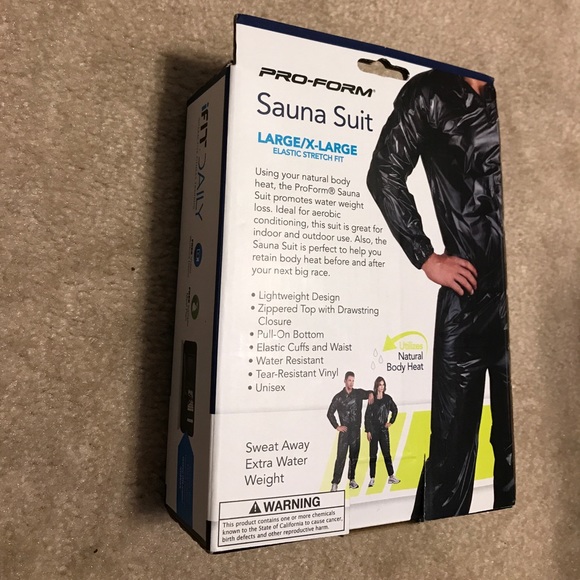 proform sauna suit