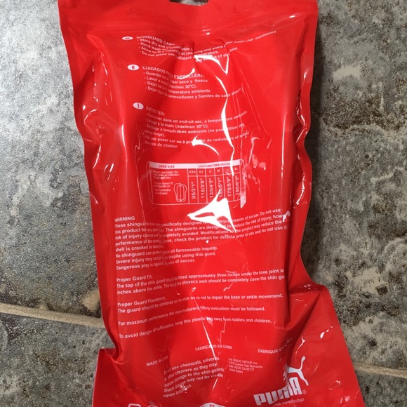 Puma Ventilation Shinguards Soccer Black size L - Picture 2 of 3