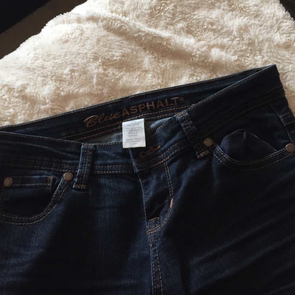 Blue asphalt jeans