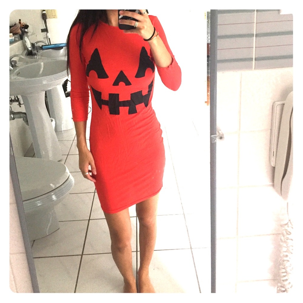 Halloween pumpkin dress