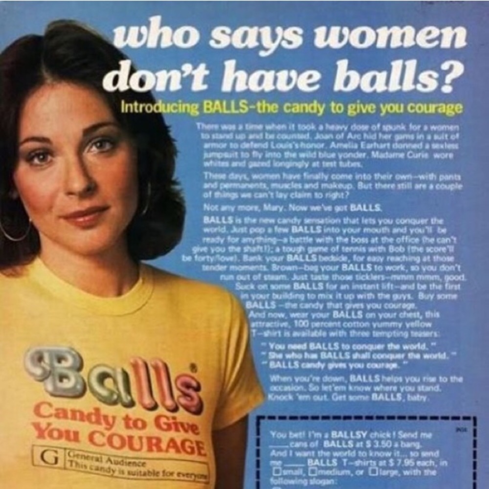 Balls Candy Shirt Vintage Original '78