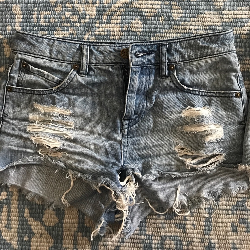 Volcom • Denim High Waist Shorts