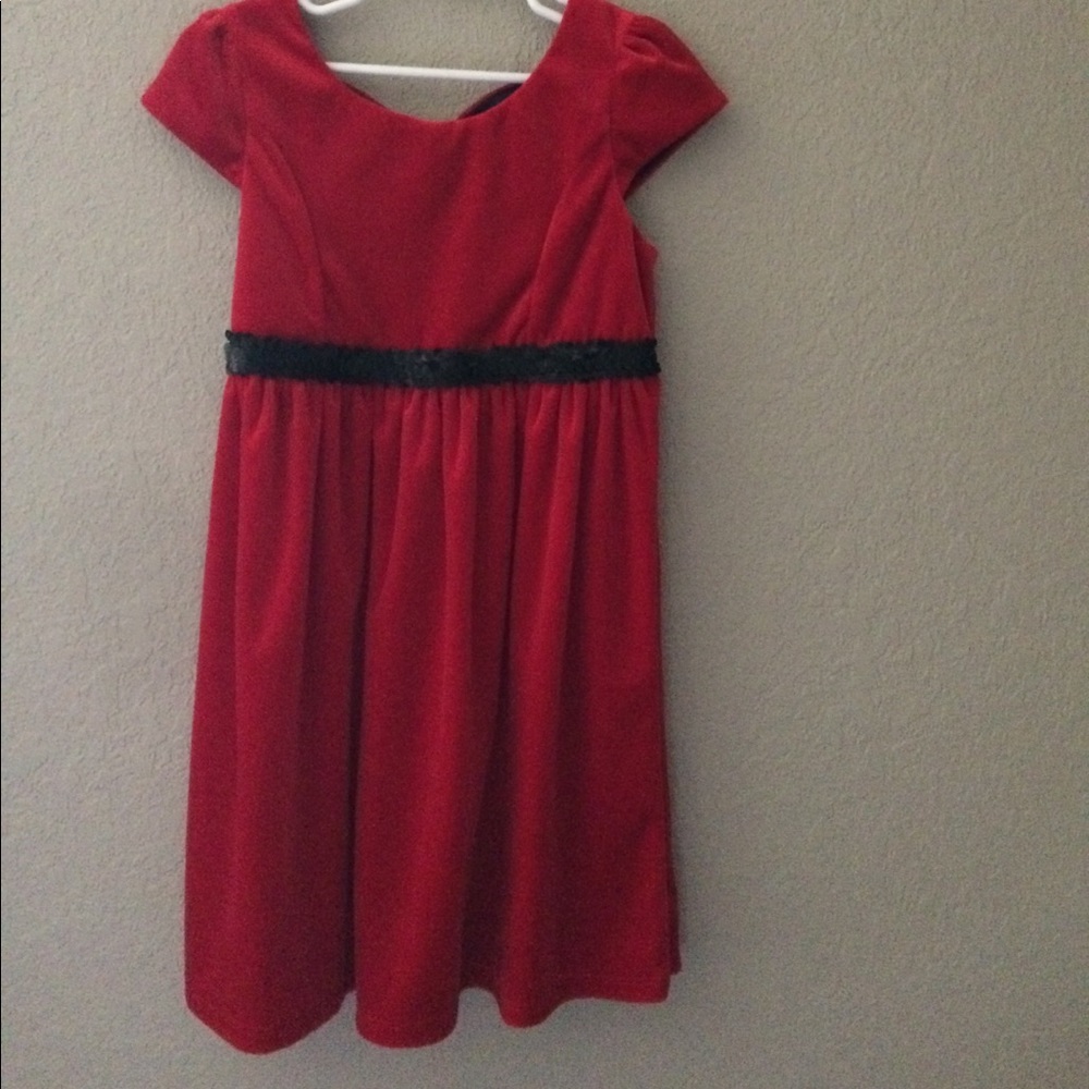 🌟SOLD Red velvet feeling girls dress