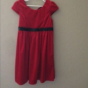 🌟SOLD Red velvet feeling girls dress
