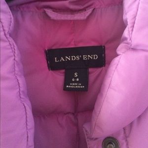 Lands End down puffer vest
